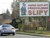 Parodie na p�edvolební billboard