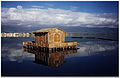 Traditional Messolongi stilt house.
