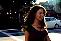 Jackie Martinez in the street.