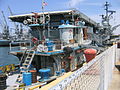 Old fireboat for the USS Hornet.