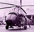 Heavily armed U.S. Army copter CH-34 at Ft. Benning, GA.
