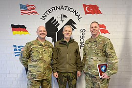 Pavel na základně Bundeswehru ve Staufer-Kaserne v Německu v únoru 2016