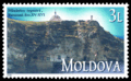 Rock monastery in Moldova.