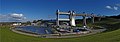 Falkirk Wheel panorama.