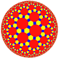 Truncated order-7 triangular tiling.