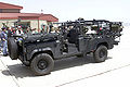 U.S. Army Land Rover Defender Multi Role Combat Vehicle.