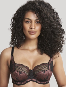 Dámská podprsenka Panache 7255 black/fig 34 DD Dle obrázku