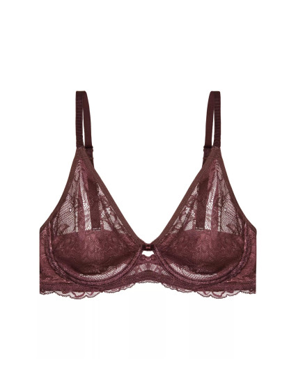 Podprsenka s kosticemi Amourette Charm W02 - Decadent Chocolate - čokoládová 7572 - TRIUMPH