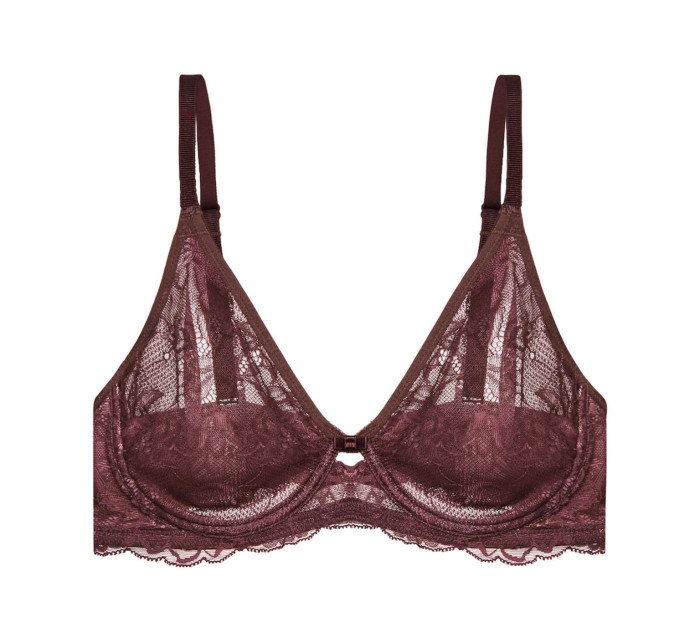 Podprsenka s kosticemi Amourette Charm W02 - Decadent Chocolate - čokoládová 7572 - TRIUMPH