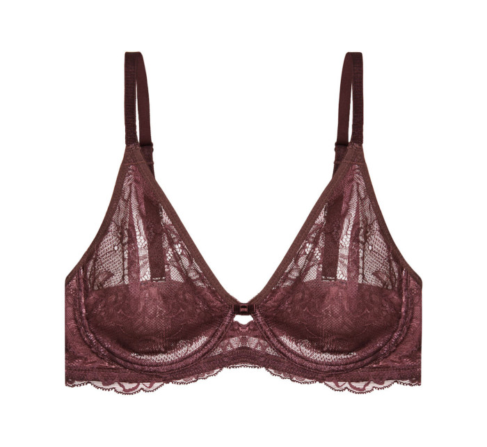 Podprsenka s kosticemi Amourette Charm W02 - Decadent Chocolate - čokoládová 7572 - TRIUMPH